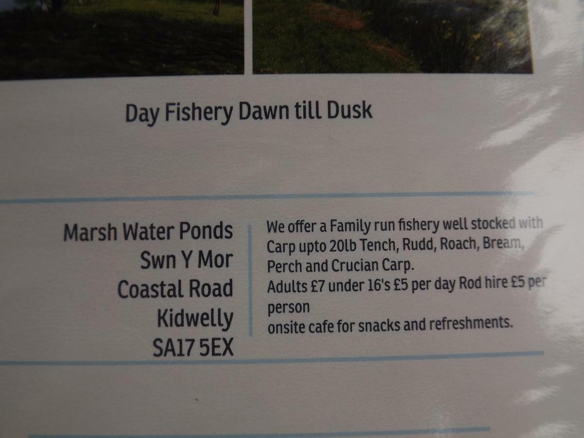 Marsh Water Ponds Fishery Villa Kidwelly Dış mekan fotoğraf